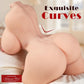 FlexCurves Realistic Torso Male Masturbator Sex Doll | Adjustable Skeleton