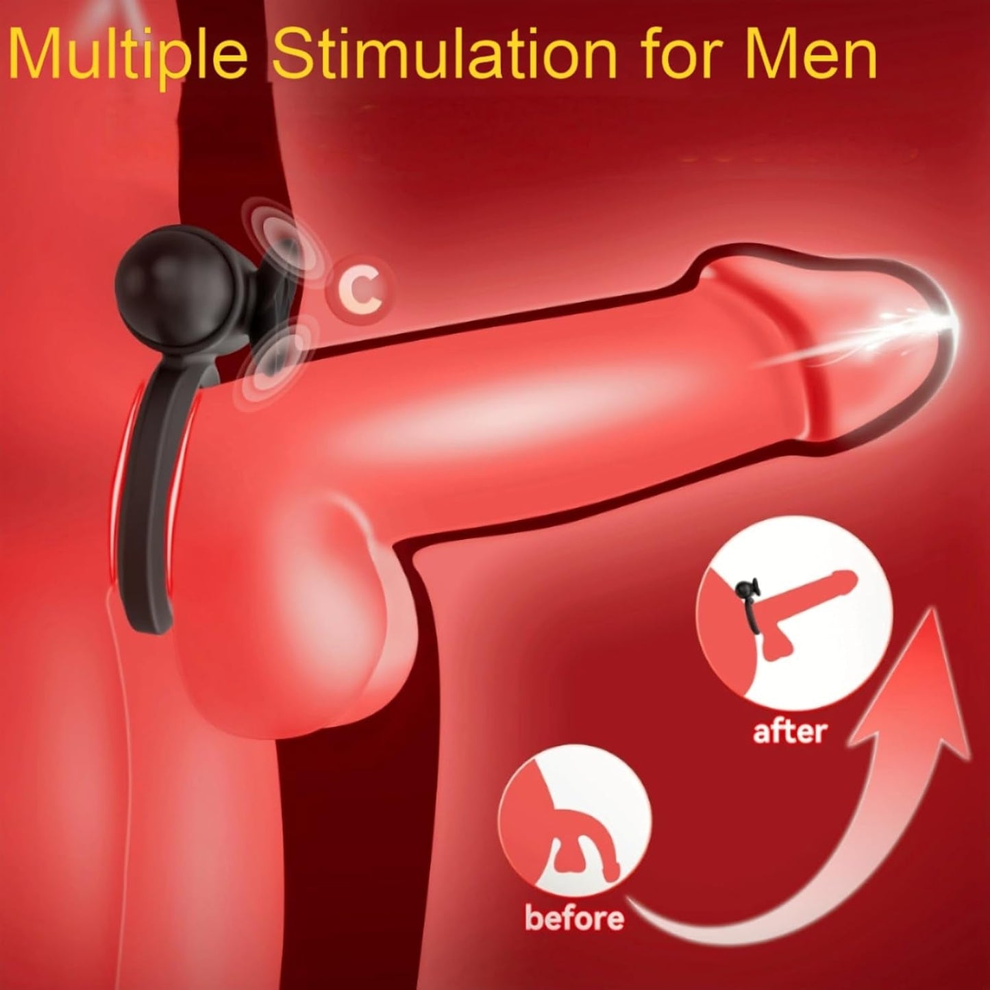 RoseCoreX Anillo Vibrador Bala Estimulador Clítoris Rose