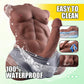Torso de muñeco sexual masculino PulseDrive con un enorme dildo