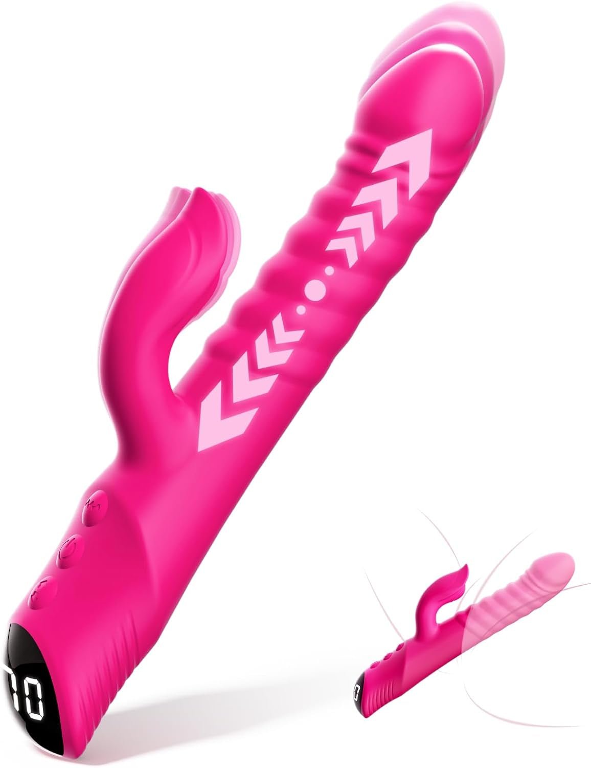 Vibrador CeraThrust Rabbit 7 empujes 7 modos resistente al agua
