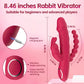 RoseFlux 3-in-1 Rabbit Vibrator 10 Modes Silicone Waterproof