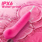 PinPoint Clitoral Wand Vibrator 7 Modes Tapping 3 Heads