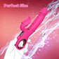 Vibrador LuxeWave LCD para conejito, 7 modos, carga magnética