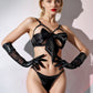 Satin Bow Bust Bra and Panty