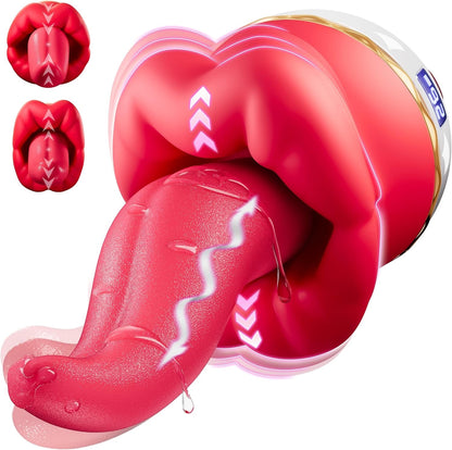 Vibrador de lengua de rosa FlorixaWave 5 en 1 con 10 modos para clítoris