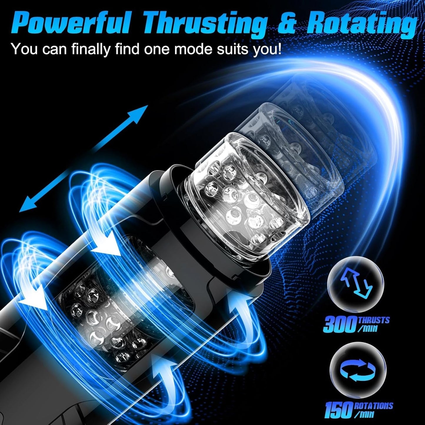 MotionCore Automatic Thrusting Male Stroker Suction