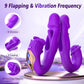 Vibrador de conejo con control por aplicación CommandRose, 9 modos, aleteo