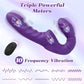 Vibrador de doble punta sin tirantes EchoNoir