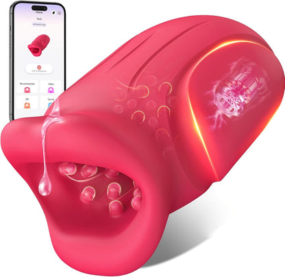 Entrenador de estimulación masculino OralPulse App Control, 10 modos