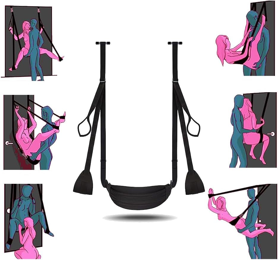 SwingShift 2-in-1 Door Sex Swing & Restraint Set 300lb