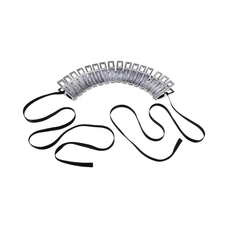 Pasadores de ropa con cremallera Edge Body - Set de sensación sensorial ajustable