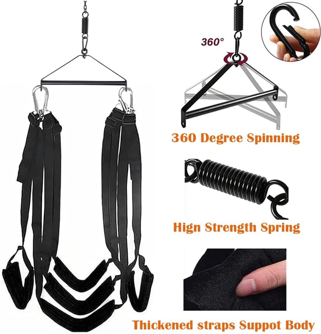 Columpio de techo sexual SpinVault 360° resistente 800lb