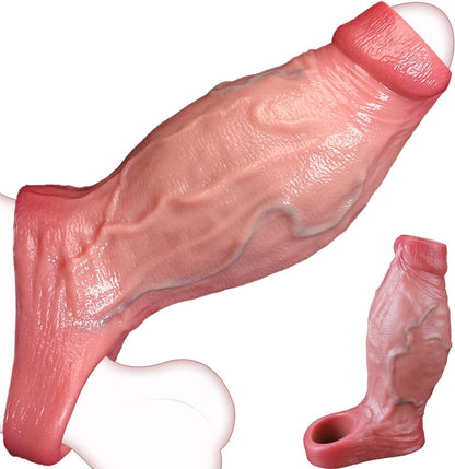 GirthMax Large Penis Sleeve 2.5” Girth Silicone Extender