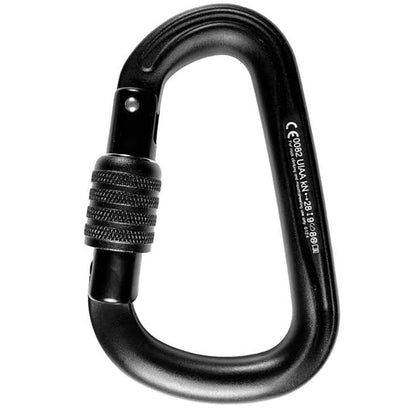 Mosquetón de aluminio - Con cierre de seguridad - Pequeño - Manguito roscado - Metolius Element - Calificado - Para montaje y suspensión