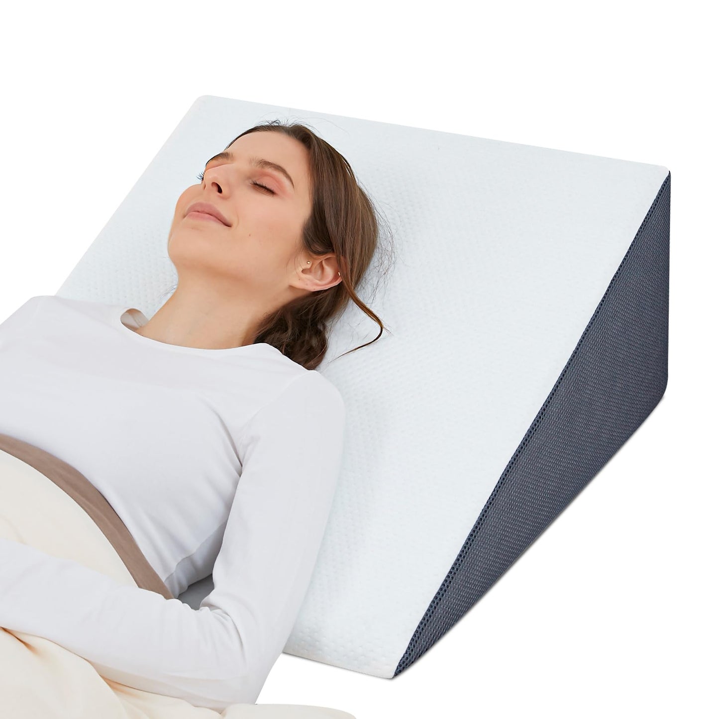 Cuña de soporte triangular elevada para la intimidad en pareja