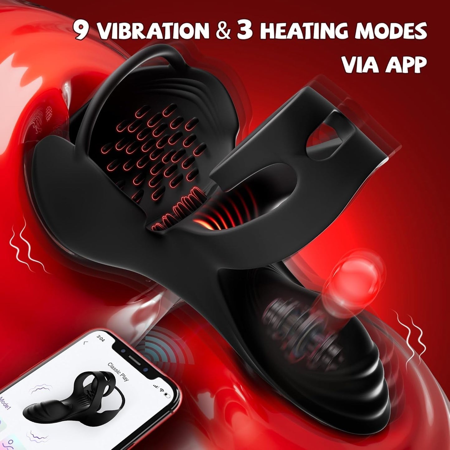 EmberWrap Heating Testicle Wrap Cock Ring