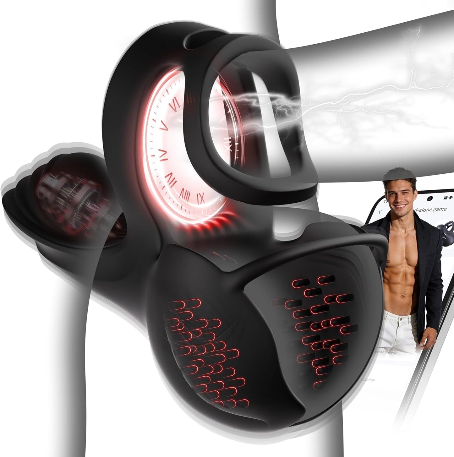 EmberWrap Heating Testicle Wrap Cock Ring