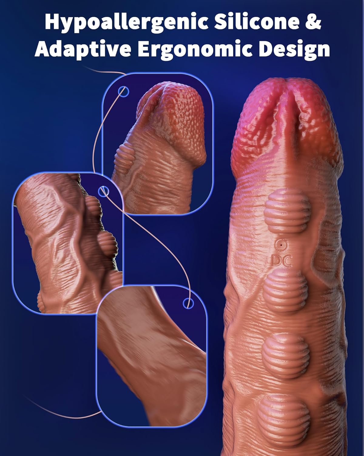 EndureMax Funda texturizada vibradora para pene