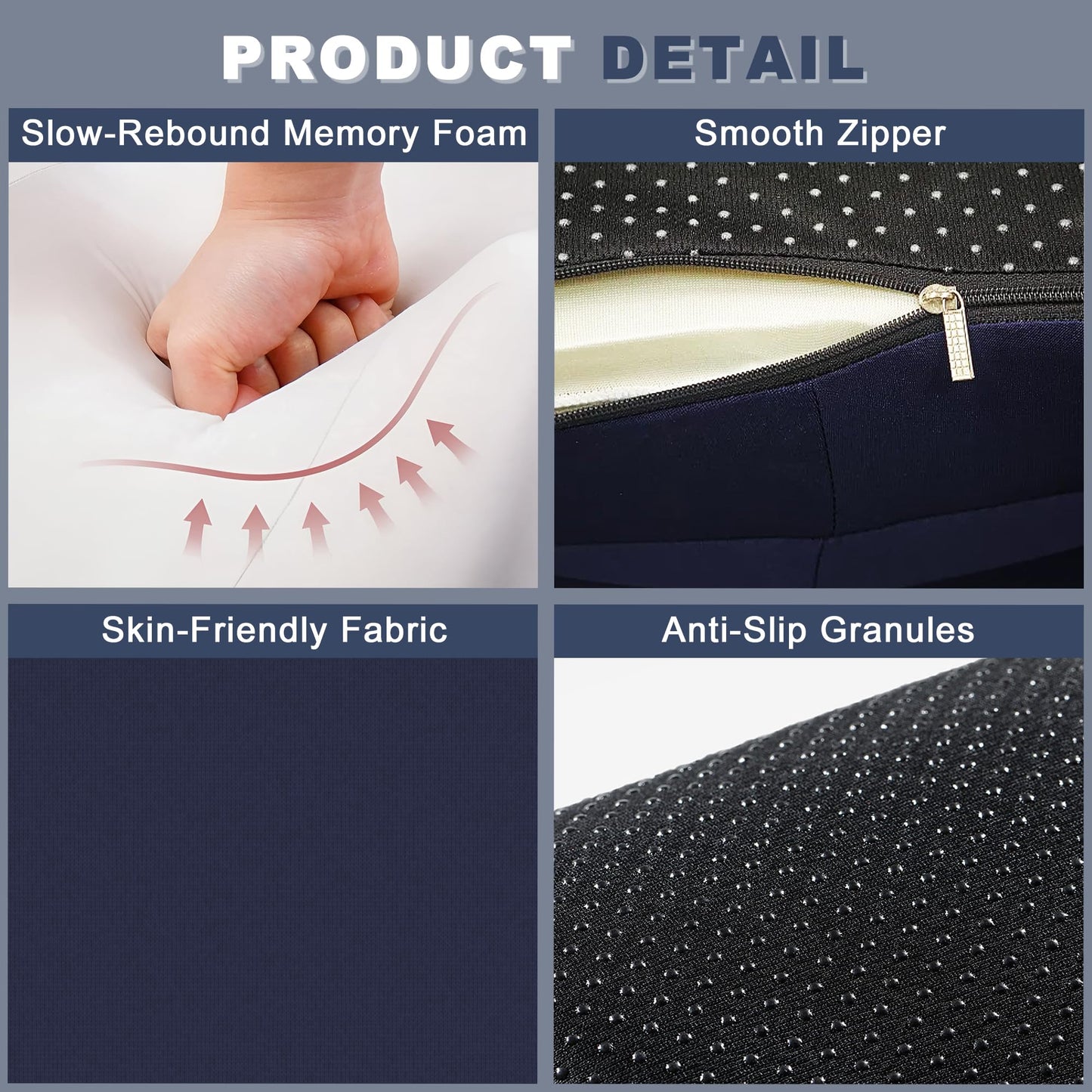 Almohada ergonómica en forma de cuña para posiciones íntimas en pareja