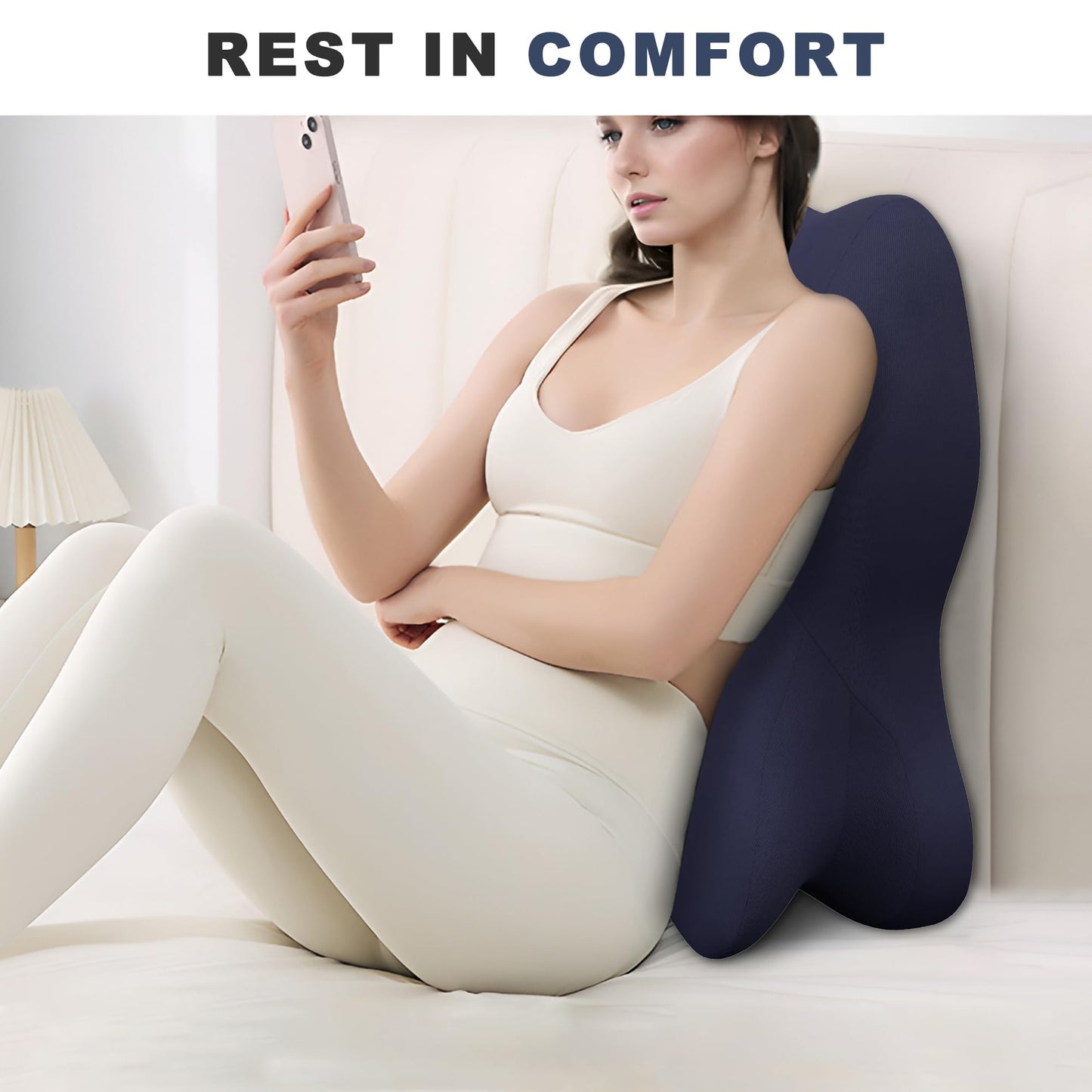 Almohada ergonómica en forma de cuña para posiciones íntimas en pareja