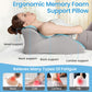 Almohada de cuña ergonómica para posicionamiento en pareja