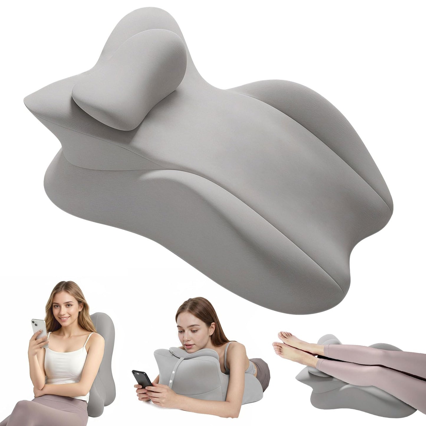 Almohada de cuña ergonómica para posicionamiento en pareja
