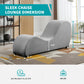 Chaise longue ergonómica curvada de terciopelo para el placer