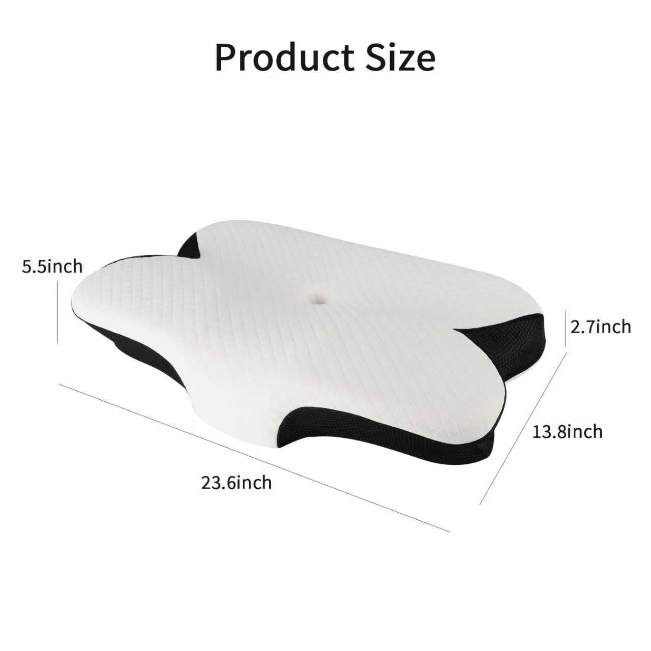 Almohada de apoyo para el posicionamiento ergonómico íntimo