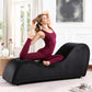 Chaise lounge ergonómica de placer - Negra