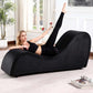 Chaise lounge ergonómica de placer - Negra