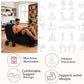 Chaise lounge ergonómica de placer - Negra