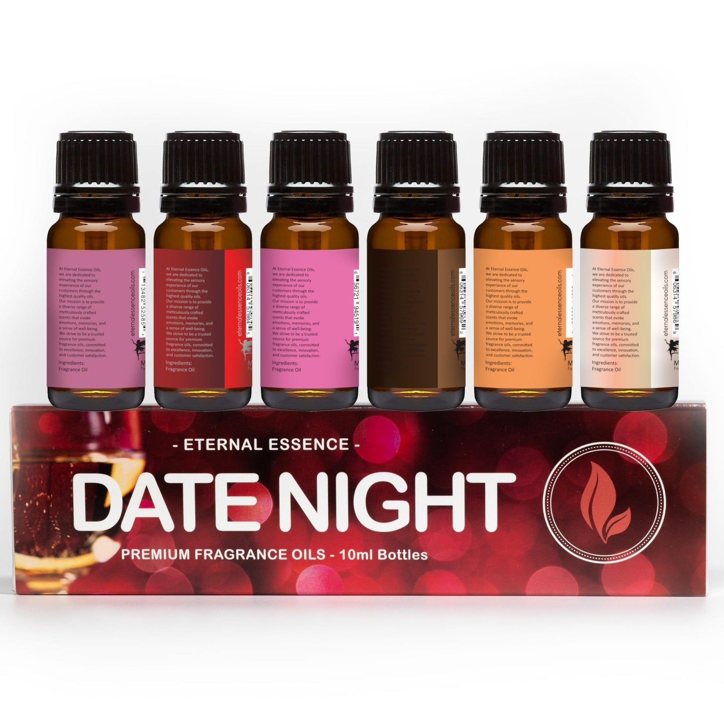 Set de regalo de aceites aromáticos románticos