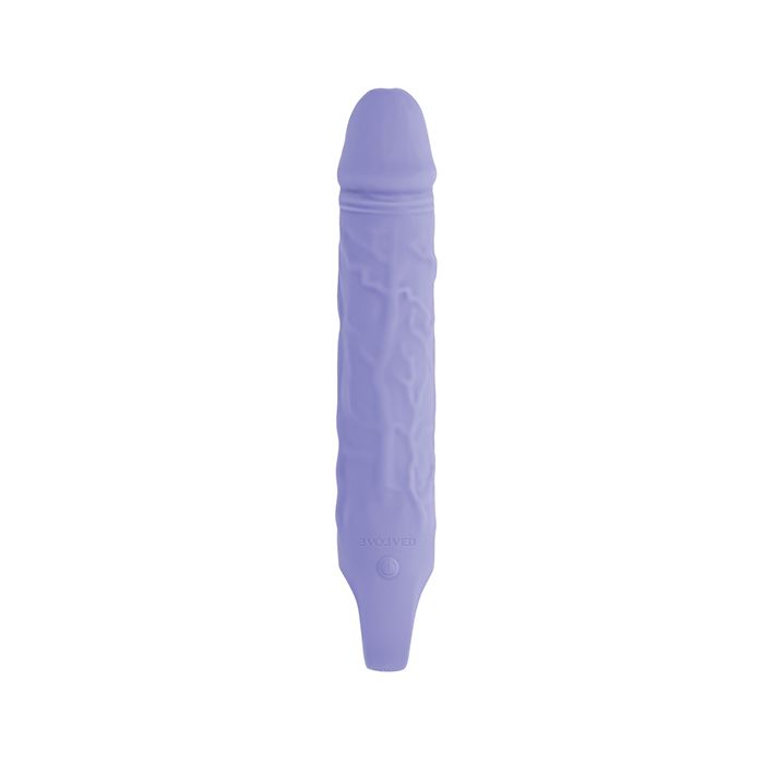 Vibrador dildo de fantasía grande morado evolucionado