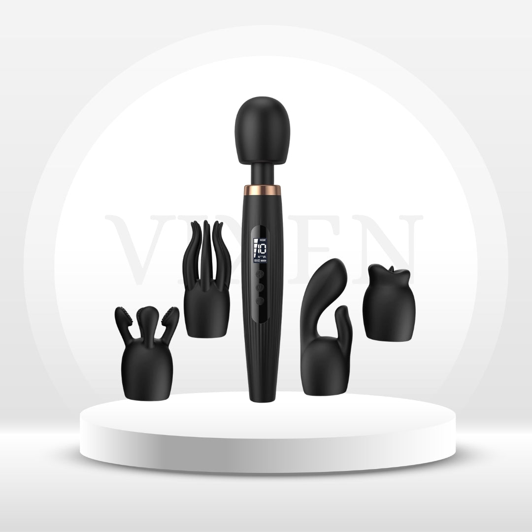 Kit de vibrador varita premium EvoRipple