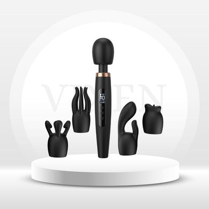 Kit de vibrador varita premium EvoRipple