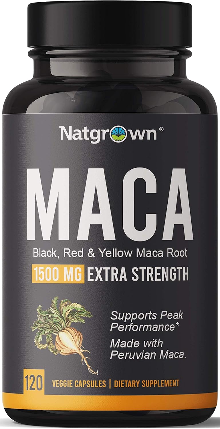Cápsulas de Maca de Alta Potencia – Energía, Libido y Soporte Hormonal