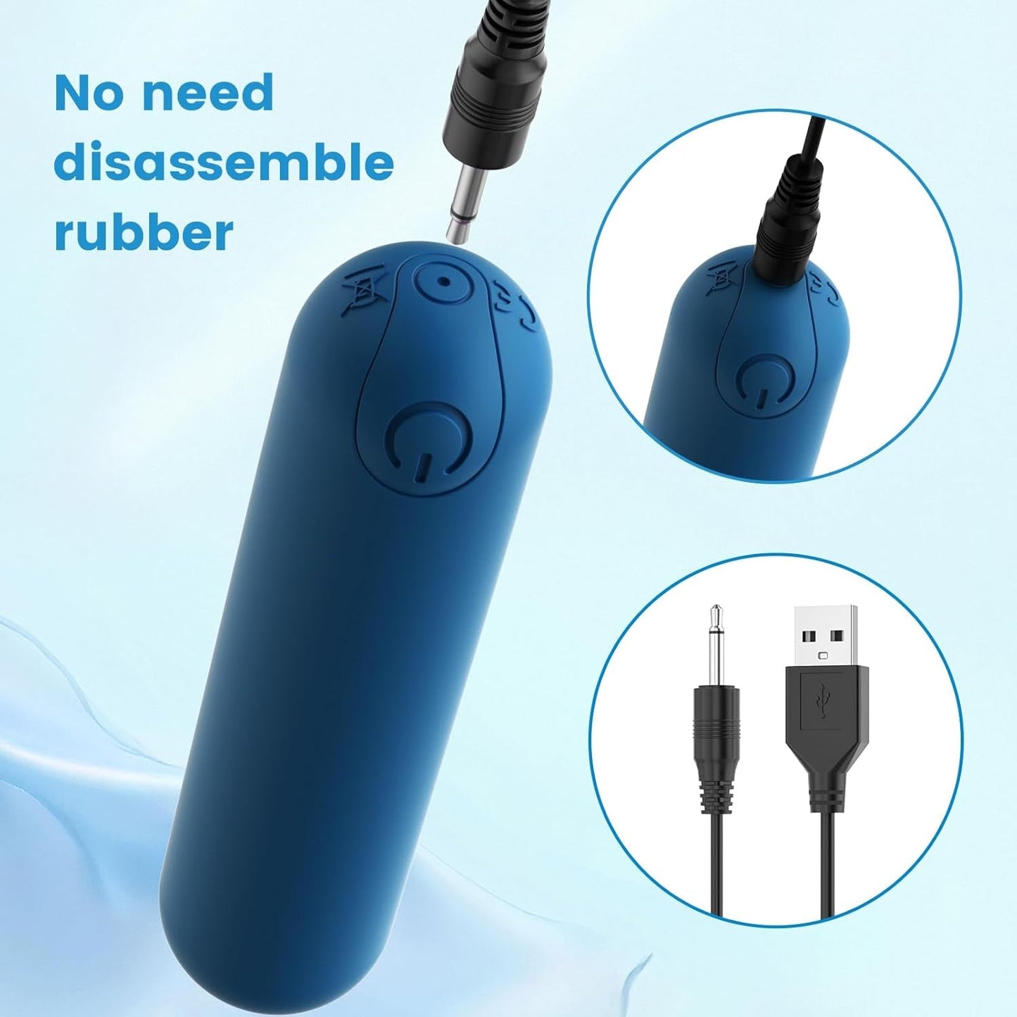 Minivibrador Bala CoreRelief Sumergible Silencioso de Silicona