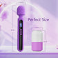 VoltAura 12" Wand Vibrator LCD Display 10 Modes Rechargeable