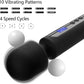MidnightCommand 12" Wand Vibrator LCD Display 10 Patterns Waterproof