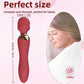 VortexDuo Vibrador varita 2 en 1 doble motor 12 velocidades resistente al agua