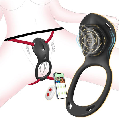 SilentBloom Wearable Clit Vibrator App Remote Quiet Waterproof