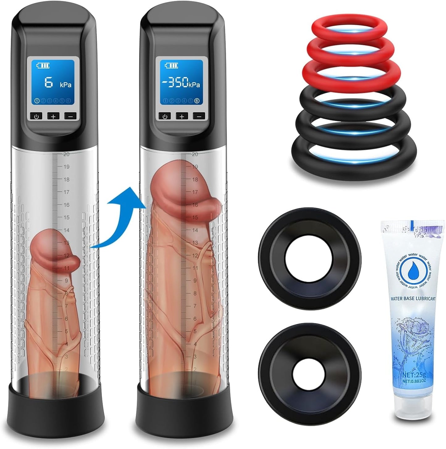 Pompe Pénienne Électrique CoreDrive 6 Modes Affichage LED