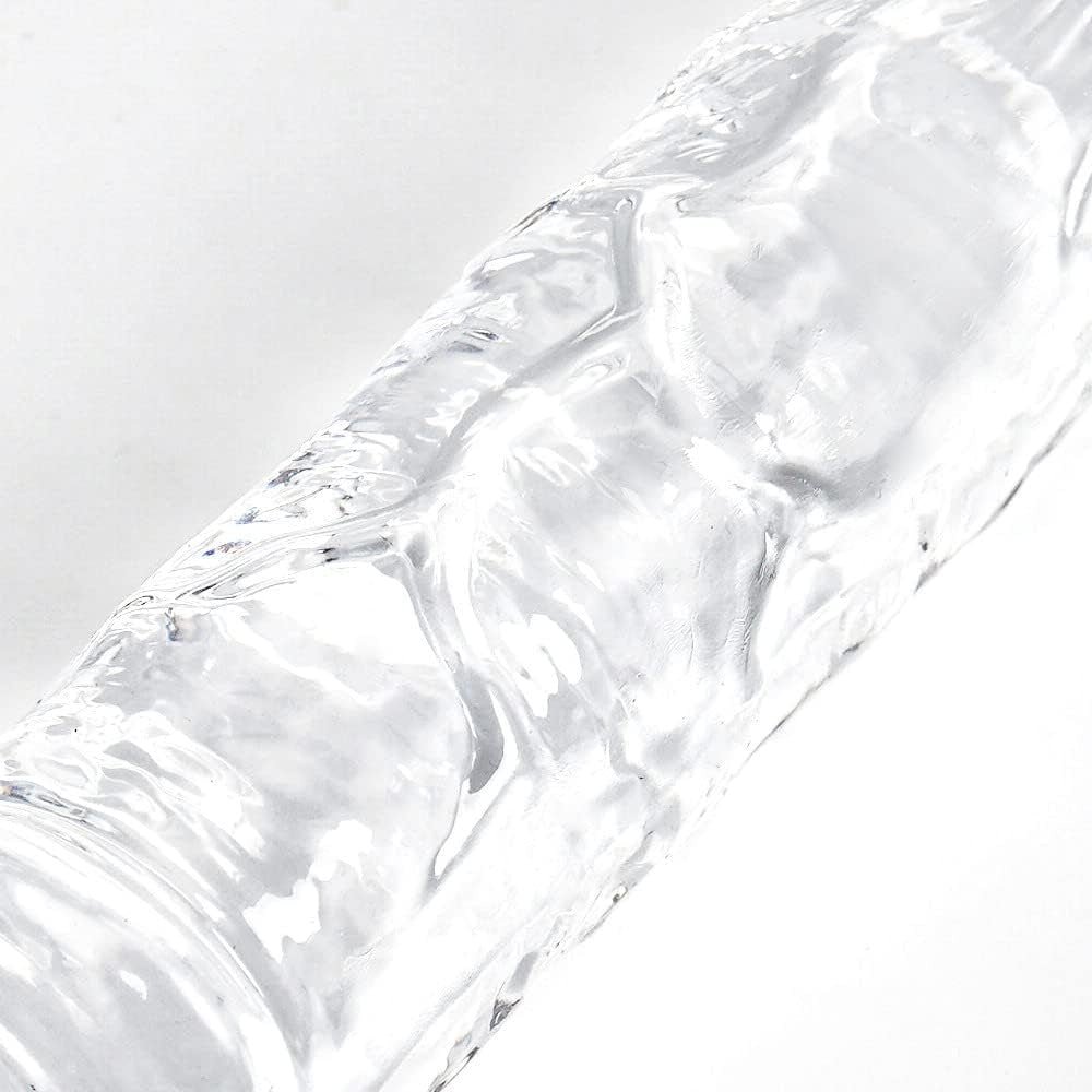 JellySync Dildo Doble 11,8" Transparente y Flexible