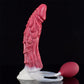 CrimsonJet Dildo de Silicona Eyaculador de 9" con Ventosa Impermeable