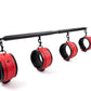 CrimsonGrip Red Adjustable Spreader Bar with Furry Straps
