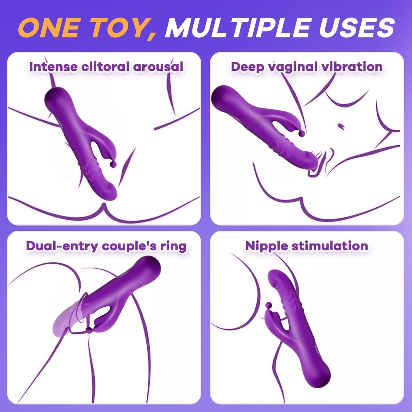 RippleHare Expanding Rabbit Vibrator