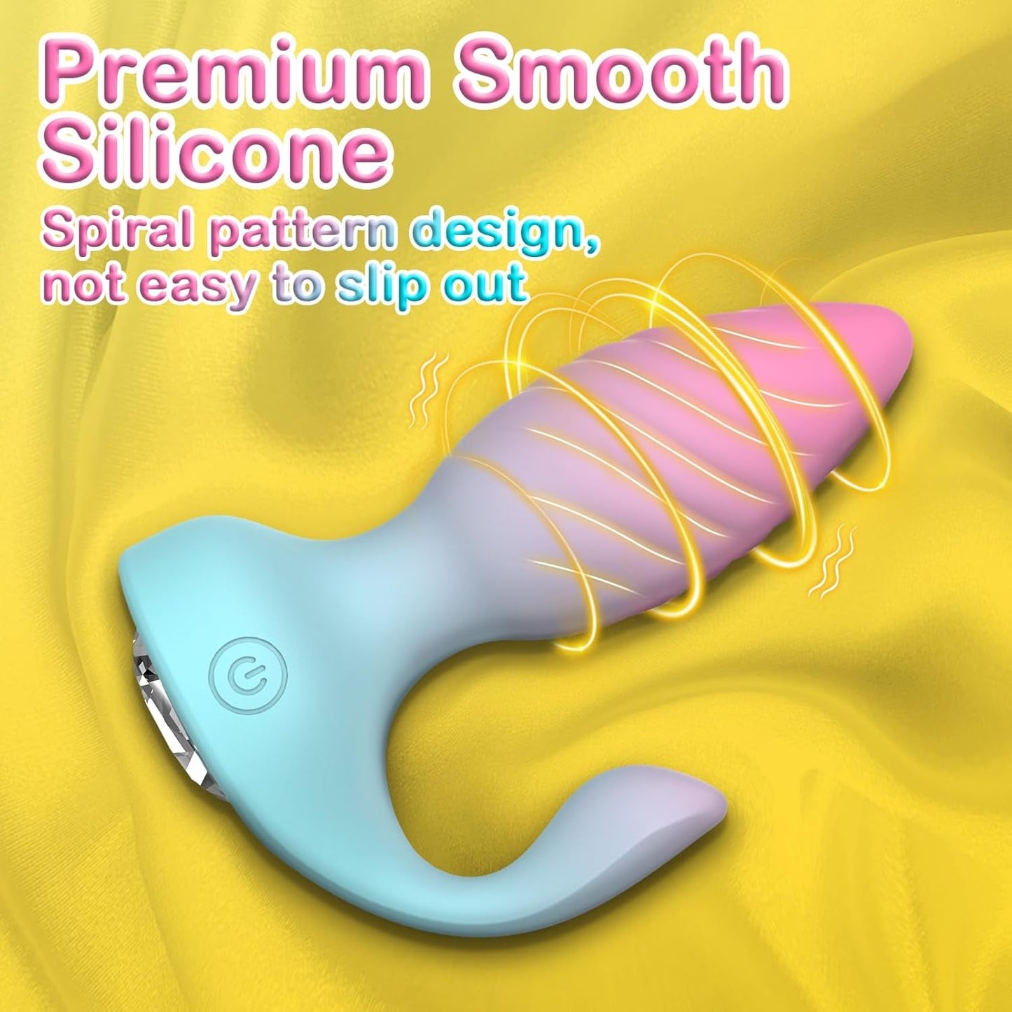 Vibromasseur Anal Télécommandé DiamondCurve à Double Moteur