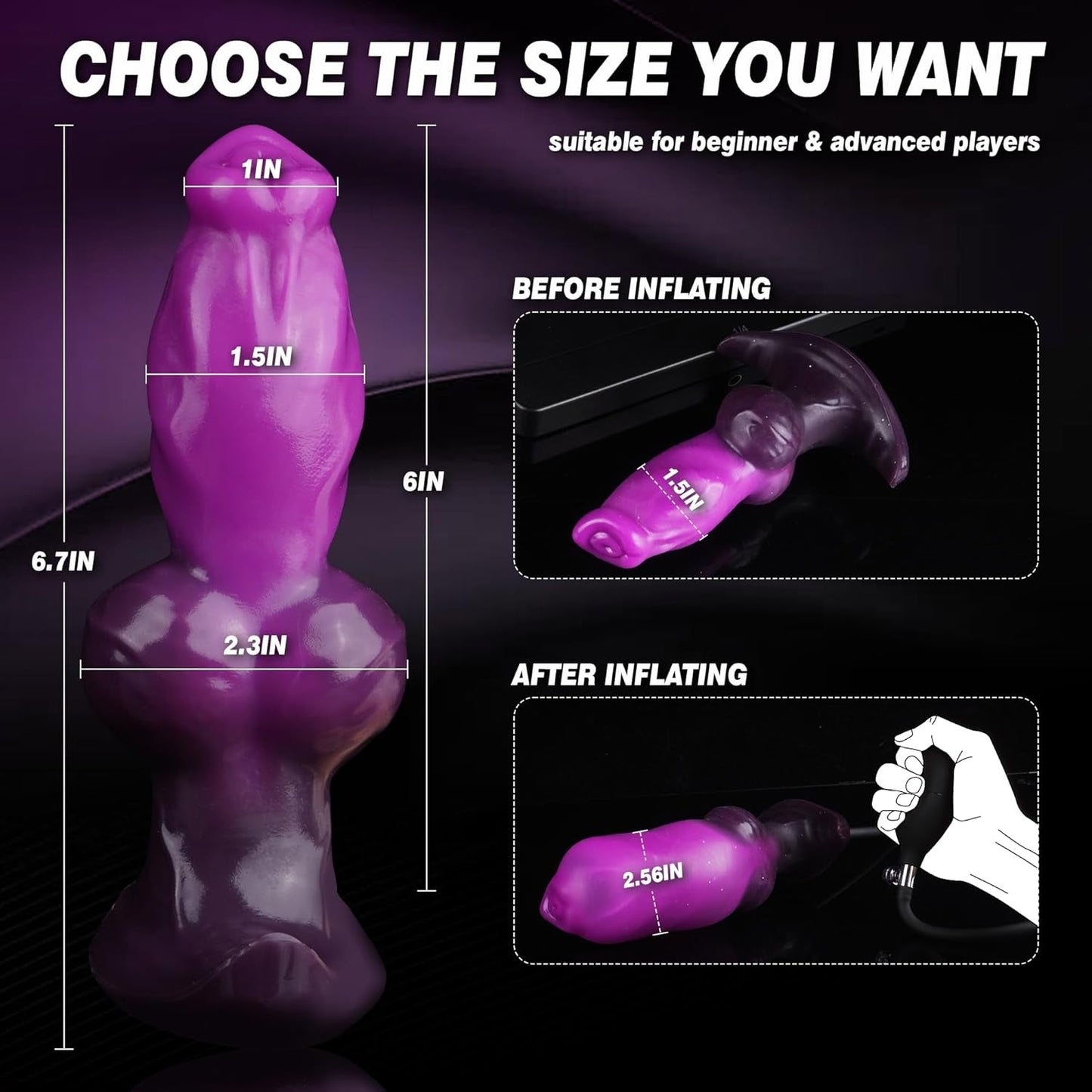 KnotBloom Consolador Hinchable Fantasy