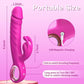 OuraGrip Thrusting Rabbit Vibrator 7 Thrust 7 Modes Silicone