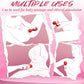 PetalPulse Mini Wand Vibrator 10 Modes Waterproof Clitoral